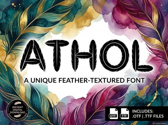 Athol: A Bold Display Font for Designers