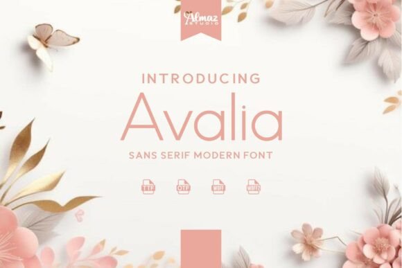 Avalia: A Modern Sans Serif Font for Editorial Design