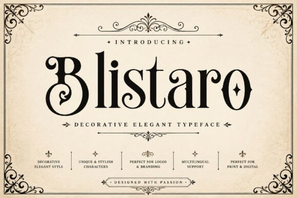 Blistaro: A Stylish Serif for Web Design