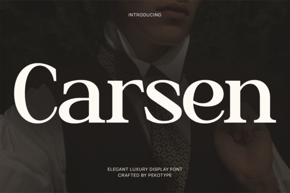 Carsen Luxury Serif Font for Campaigns