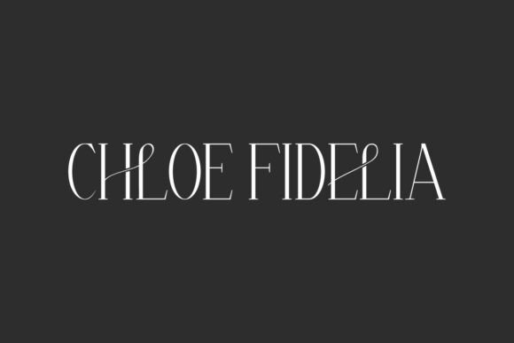 Chloe Fidelia: A Display Font with Editorial Soul