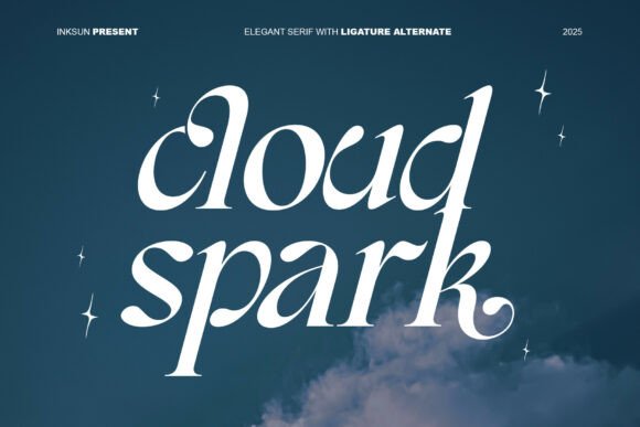 Cloud Spark: A Serif Typeface for Refined Editorial Design