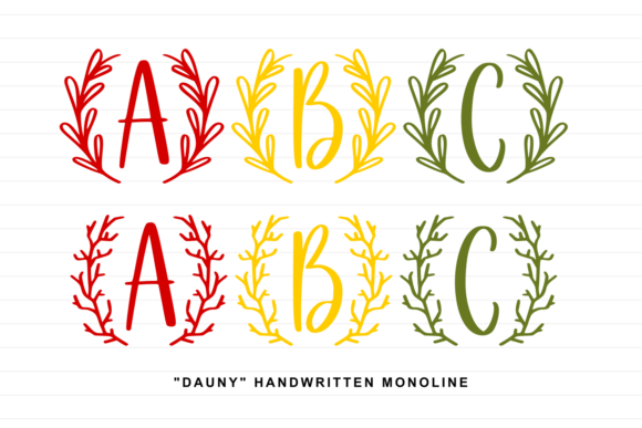 Dauny Monogram: Why This Handwritten Font Works for Web Design