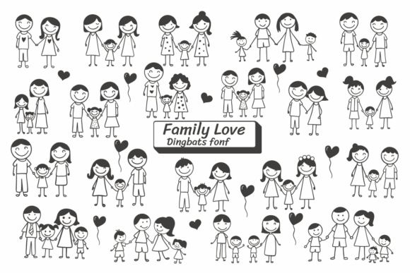 Family Love Font Brings Sketch Charm to Editorial Design