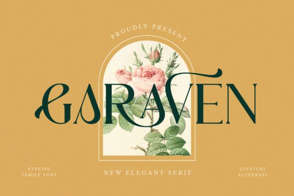 Garaven: A Serif Font Built for Editorial Elegance