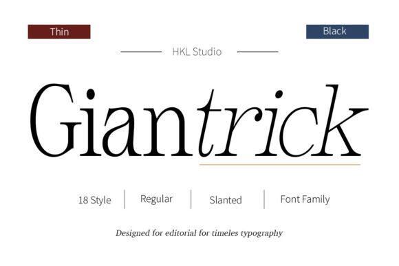 How Giantrick Serif Font Elevated Our Campaign Visuals