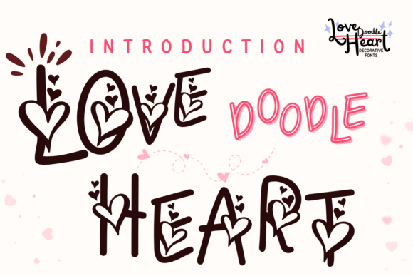Love Doodle Heart: A Handcrafted Font for Digital Romance