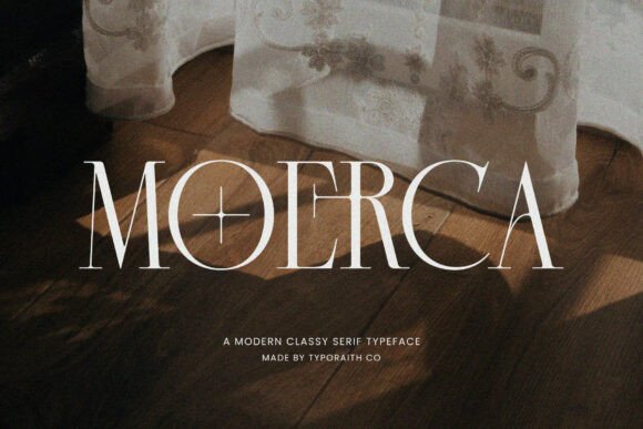 Moerca: A Serif Font for Handmade Labels and Shop Products