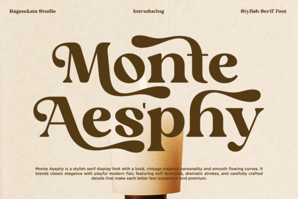 Monte Aesphy: A Serif Font for Elegant Design
