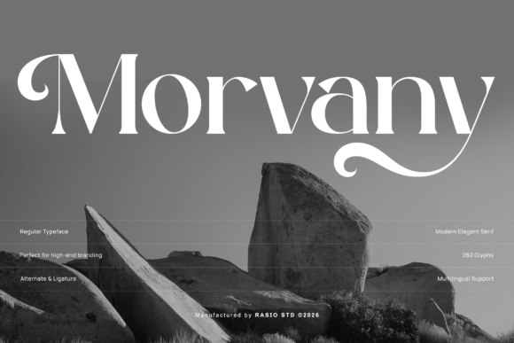 Morvany: A Serif Font That Balances Elegance and Modern Branding