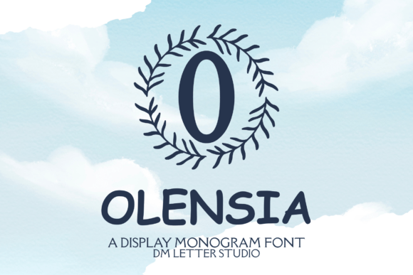 Olensia Monogram: A Decorative Font for Branding