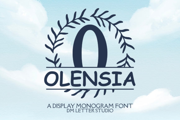 Olensia Split Monogram: A Font That Elevates Small Business Branding