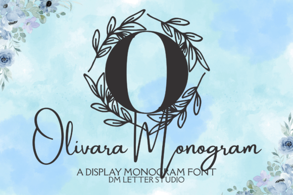 Olivara Monogram: A Decorative Font for Marketers and Creators