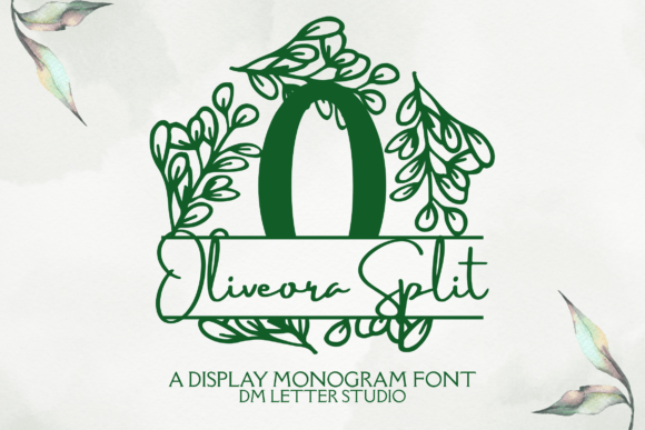 Oliveora Split Monogram: A Maker’s Font for Elevated Product Design