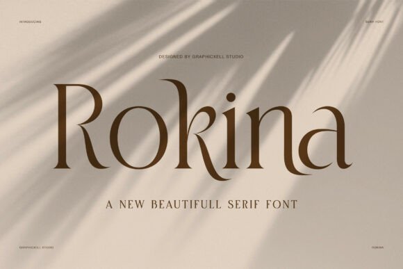 Rokina: A Serif Font Designed for Crafters and Makers
