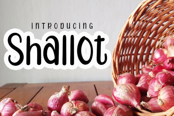 Shallot Font: An Elegant Serif Typeface for Crafters and Makers