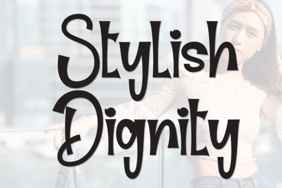 Stylish Dignity Font for Creative Projects