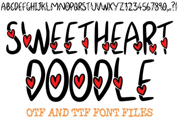 Sweetheart Doodle Font for Creative Marketing