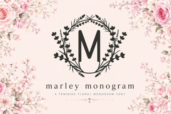 Testing Marley Monogram: A Web Designer’s Look at This Floral Display Font for Branded Layouts