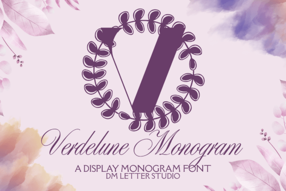Verdelune Monogram: A Decorative Font for Clearer Campaigns